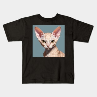 DEVON REX CAT Kids T-Shirt